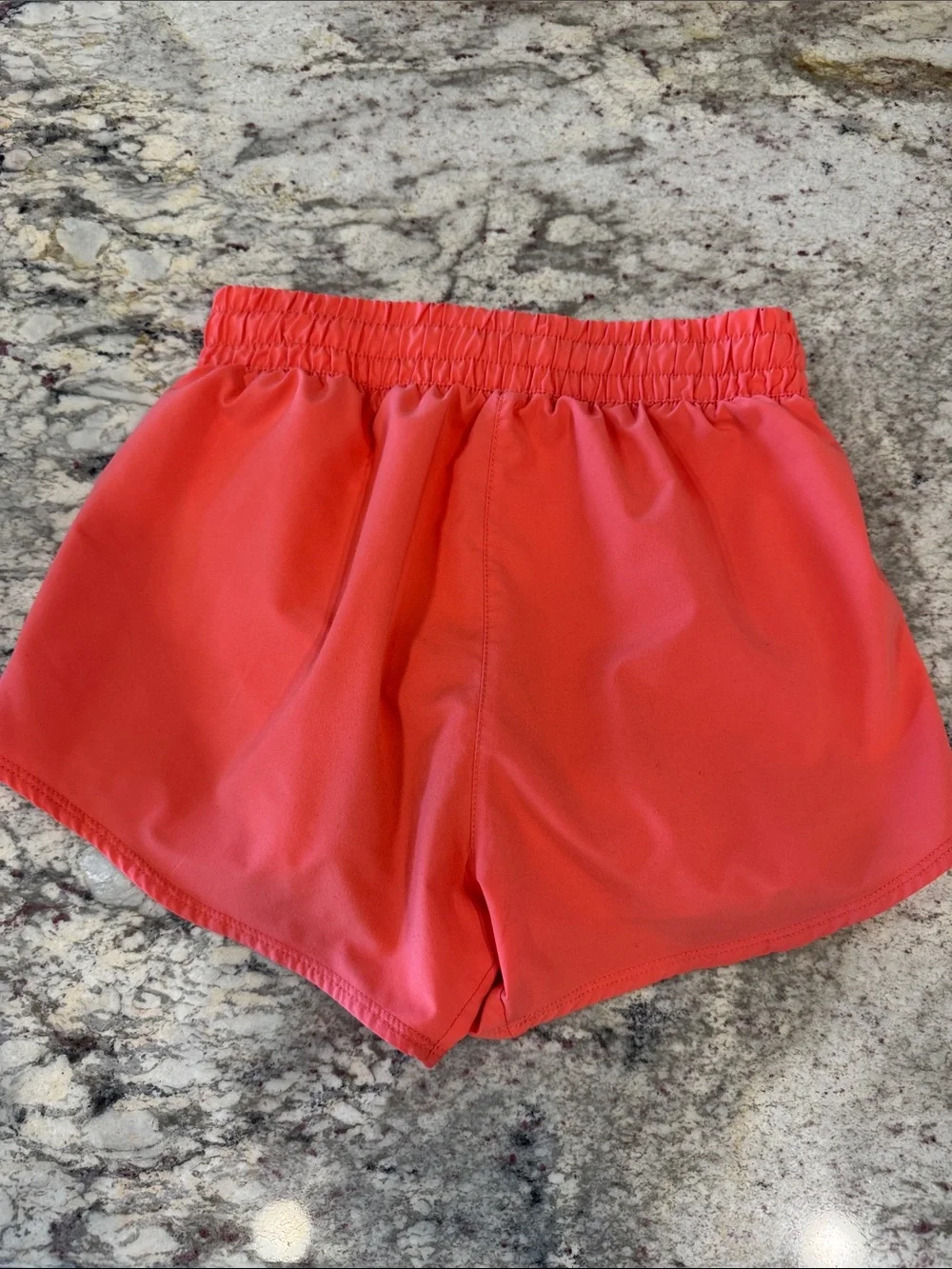 Nike Women's Coral-Red Athletic Shorts
